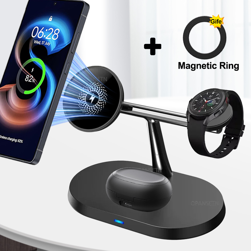 Smartwatch Apple Watch - 3-IN-1 Magnetic Wireless Charger Phone Charge
