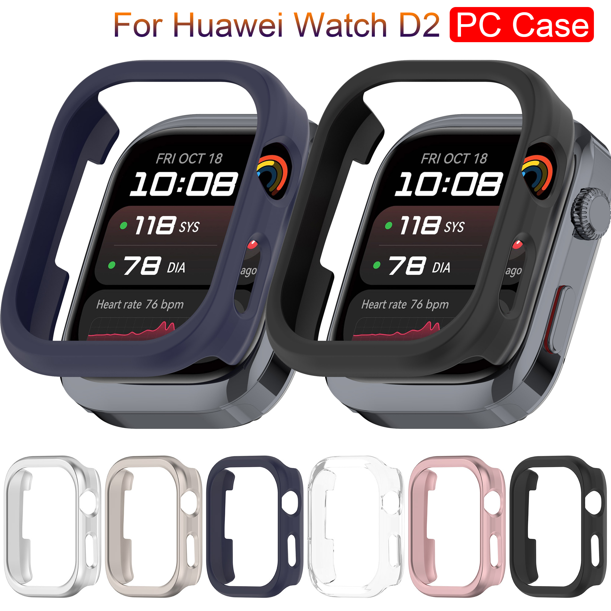 Smartwatch New Watches - PC Case For Huawei Watch D2