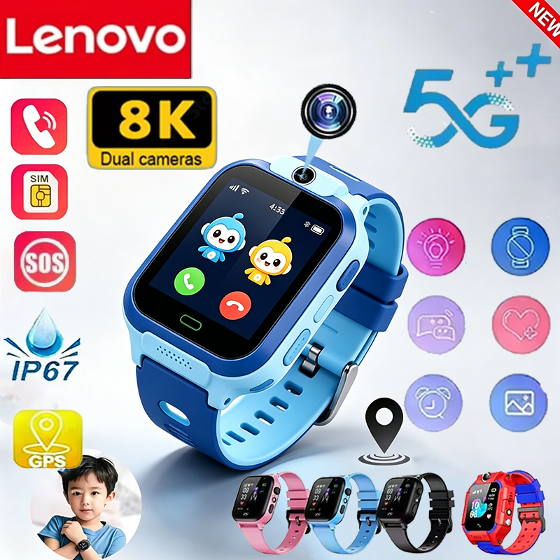 Smartwatch Watches For 12 Year Old Boy - Lenovo 5G Kids Smart Watch 8K