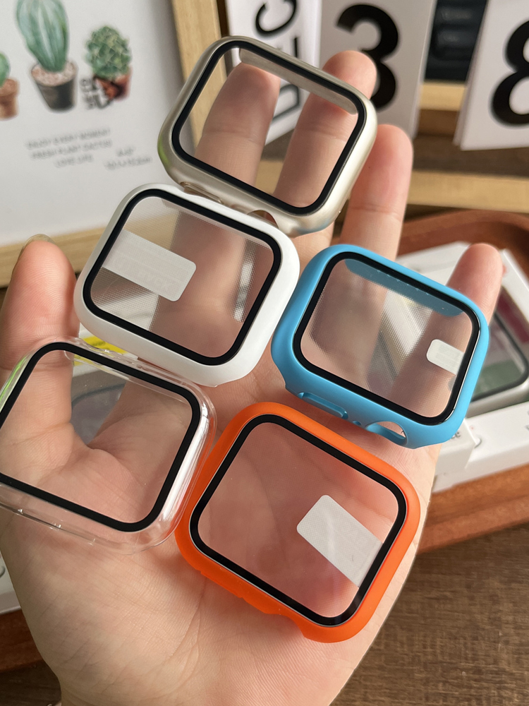 Tempered Glass+Cover For Apple – Smartwatch New Watches Bewertung und Preis