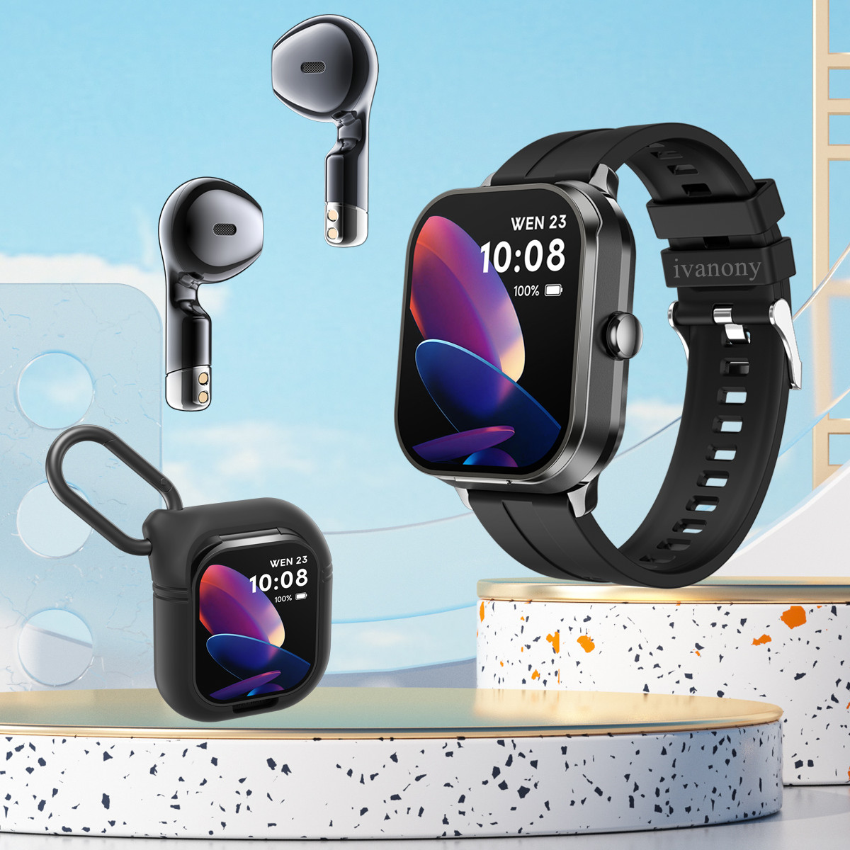 Smart Watch Earphones 2 in 1 b – Smartwatch Noise Watches For Men Bewertung und Preis