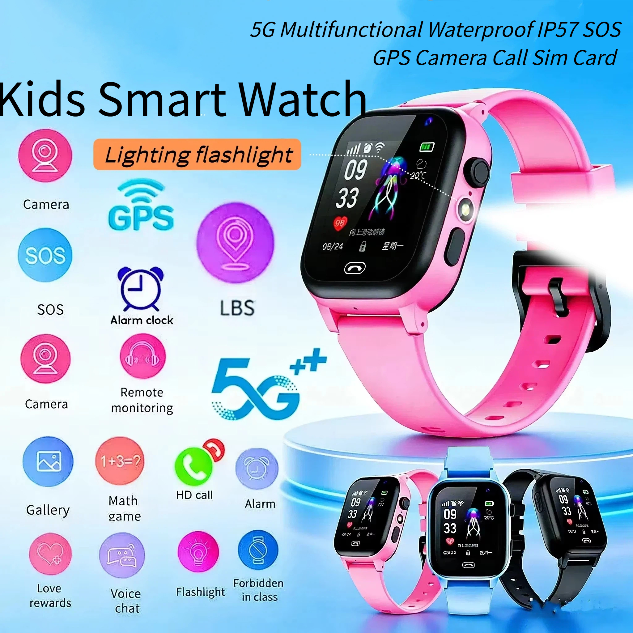 Lenovo Kids Smart Watch 5G GPS – Smartwatch Watches For Kids With Gps Bewertung und Preis