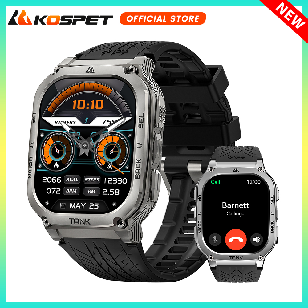 2025 Original KOSPET TANK M3 S – Smartwatch Digital Watches For Women Bewertung und Preis
