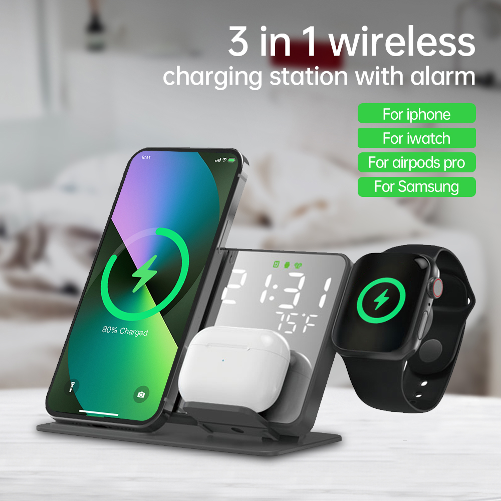 3 in 1 Wireless Charger For iP – Smartwatch Apple Watch Bewertung und Preis