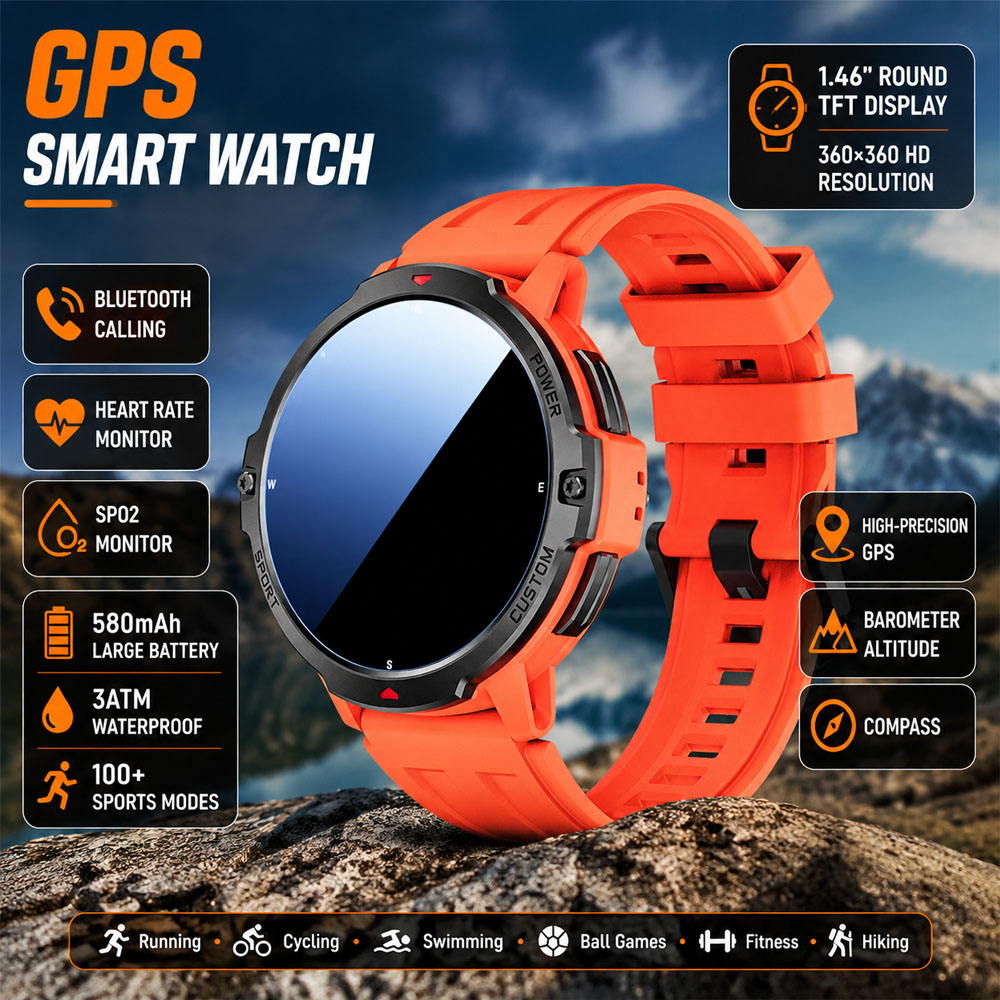 NEW 6-Axis Gyroscope Military  – Smartwatch Timex Watches For Women Bewertung und Preis