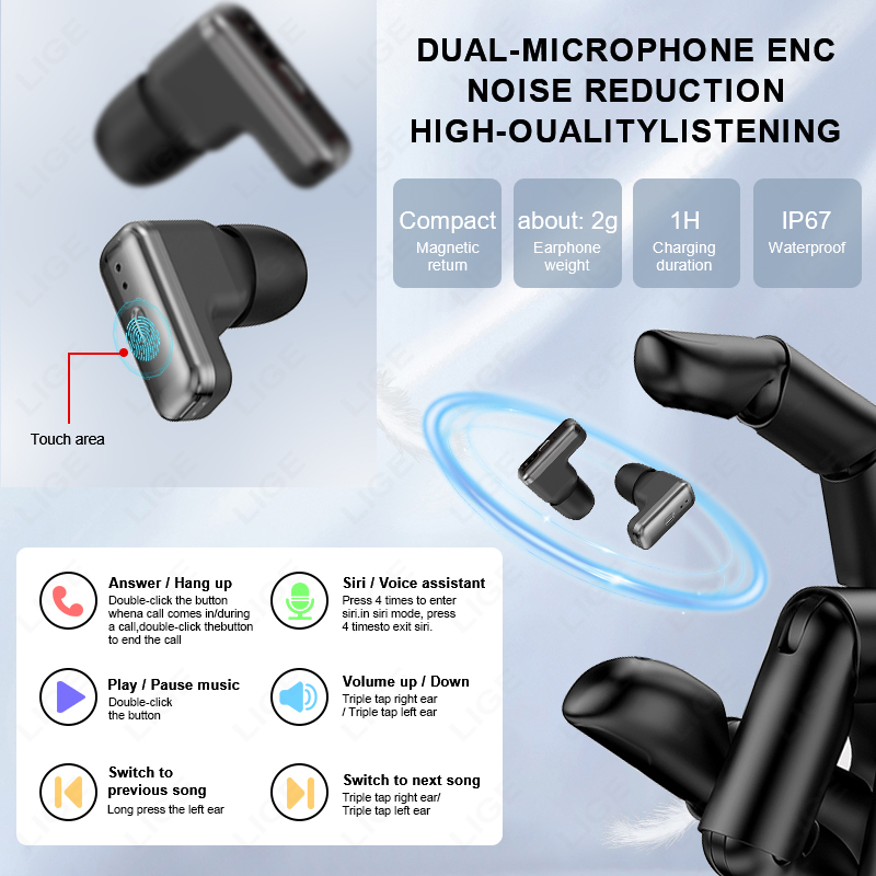 LIGE 2026 New TWS 2 in 1 Heads – Smartwatch Noise Watches For Men Bewertung und Preis