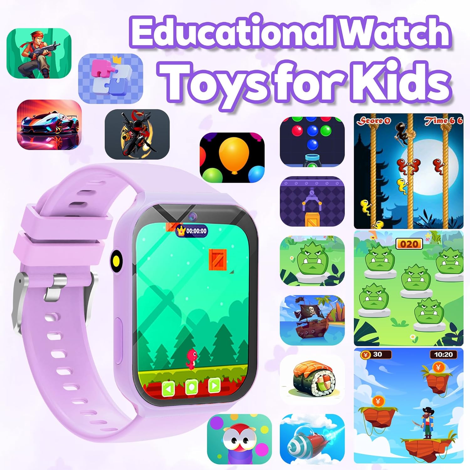 Kids Smart Watch with 18 Games – Smartwatch Digital Watches For Kid Boy Bewertung und Preis