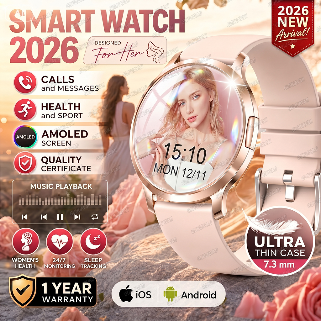2026 New Ultra-thin Smart Watc – Smartwatch Digital Watches For Women Bewertung und Preis