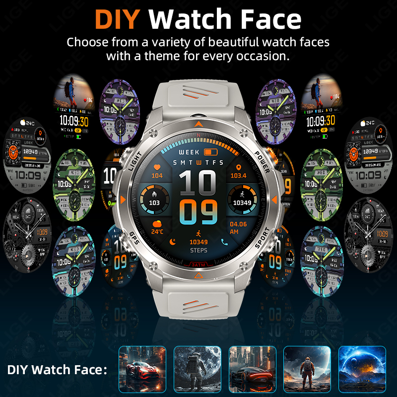 LIGE Rugged GPS Track Smart Wa – Smartwatch Watches Smart Bewertung und Preis