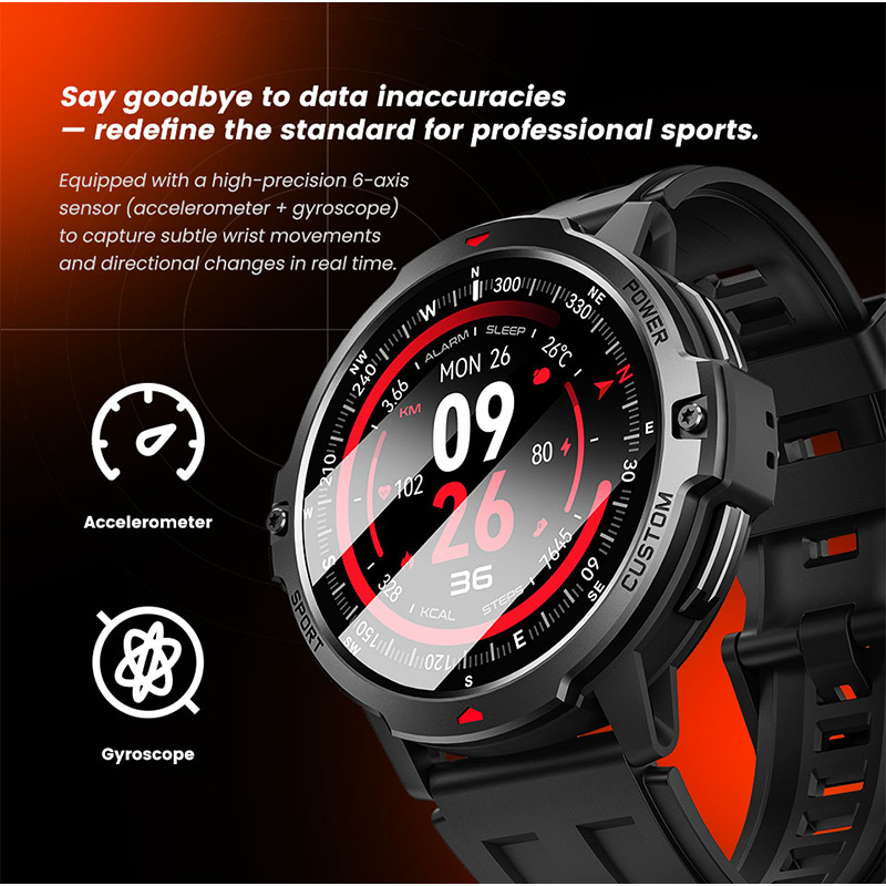 NEW 6-Axis Gyroscope Military  – Smartwatch Timex Watches For Women Bewertung und Preis