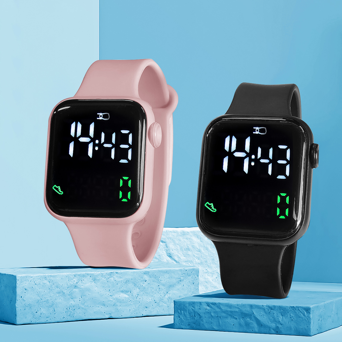 New 2PCS Student Minimalist Sm – Smartwatch New Watches Bewertung und Preis