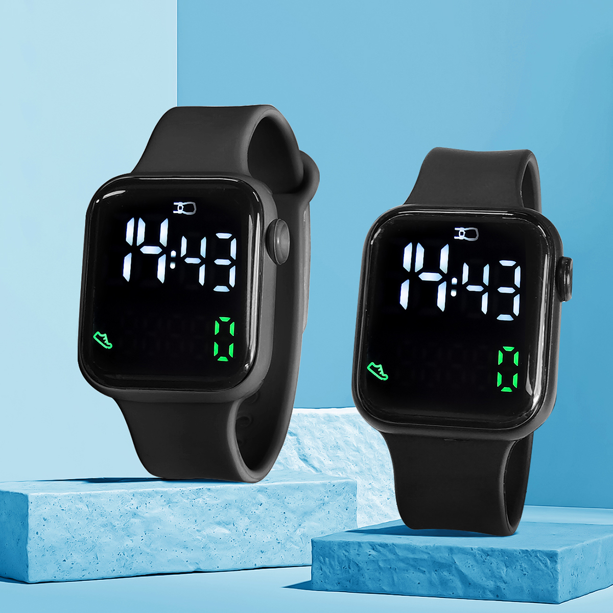 New 2PCS Student Minimalist Sm – Smartwatch New Watches Bewertung und Preis