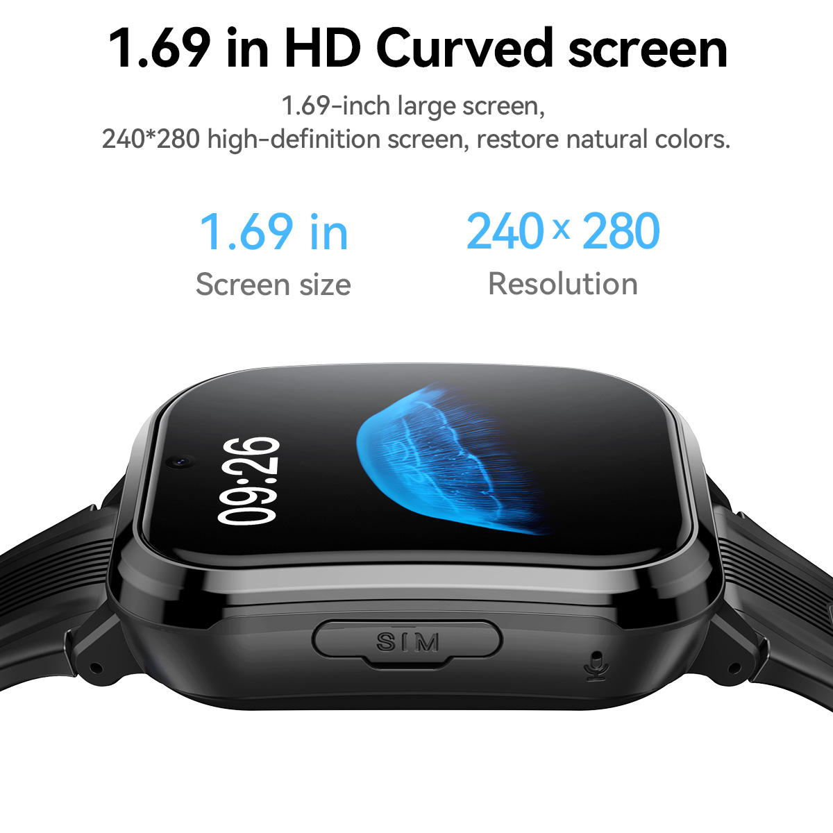HOCO Y108 1.69inch HD LCD Curv – Smartwatch Watches For Kids With Gps Bewertung und Preis