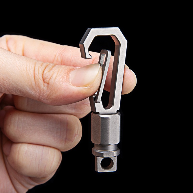 1pc Titanium Alloy Keychain ED – Tritium Gas Tube Bewertung und Preis
